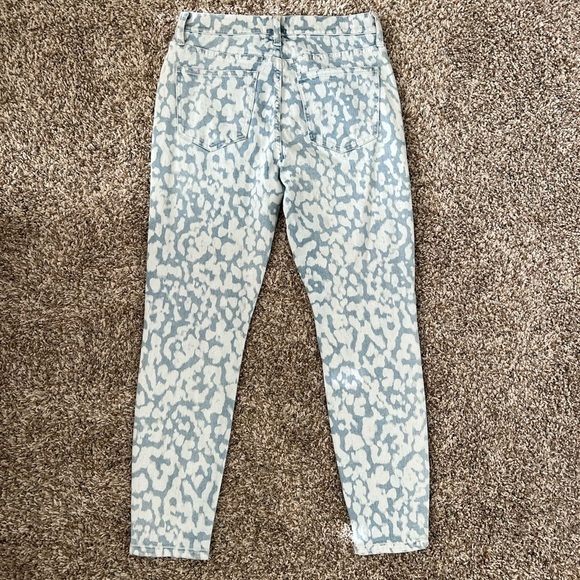 Current/Elliot The High Waist Stilleto Inky Leopard Jeans - Picture 5 of 5